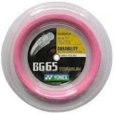 Струна для бадминтона Yonex BG-65 Ti 200m Pink