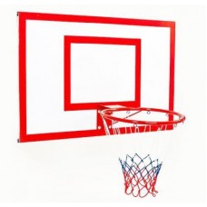 Щит баскетбольный металлический Newt Jordan с кольцом и сеткой 1200х900 мм