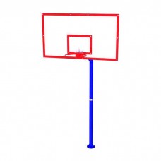 Стенд баскетбольный школьный (180х105) для улиц, акрил InterAtletika УТ408.1