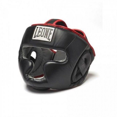 Боксерский шлем Leone Full Cover Black