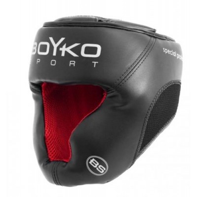 Шолом Boyko Sport BS (№3) - тренувальний закритий, шкіра композиційна, чорний XL"