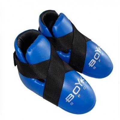 Захист ніг Boyko Sport BS - голеностопу та стопи (фути) кікбоксінг, ліцензія WAKO України,сині M"