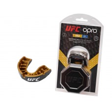 Капа OPRO Junior Gold UFC Hologram Black Metal/Gold (art.002260001)