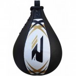 Пневмогруша боксерська RDX Leather White без кріплення 