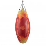 Груша Боксерський "Вогняна СИЛА" з ніжнім кріпленням №6 ПВХ на 4 ланцюга