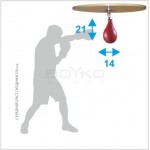 Груша боксерська Boyko Sport BS - №1, 24х14,0см (пневмогруша)