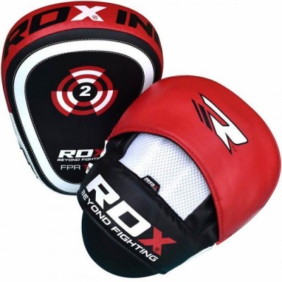 Лапы боксерские RDX Gel Focus Red