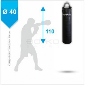 Мешок боксерский Boyko Sport BS цилиндрический 110х40 cm на 4 пружинах L22 с вращающимся диском Мешок боксерский Boyko Sport BS цилиндрический 110х40 cm на 4 пружинах L22 с вращающимся диском