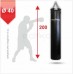 Мішок боксерський Boyko Sport BS - циліндричний шкіряний 200х40 cm на 6 ланцюгах М6