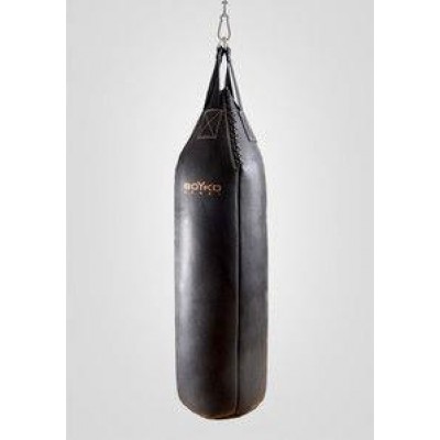 Мешок боксерский Boyko с конусным верхом кожа 4-5 мм 95x30