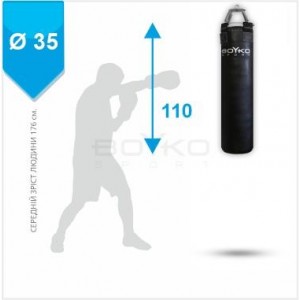 Мешок боксерский Boyko Sport BS - цилиндрический, 110х35 cm на 4 пружинах L18 с вращающимся диском Мешок боксерский Boyko Sport BS - цилиндрический, 110х35 cm на 4 пружинах L18 с вращающимся диском