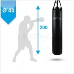 Мішок боксерський Boyko Sport BS циліндричний 200х40 cm на 6 ременях з обертовим диском