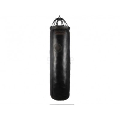 Мішок боксерський шкіряний Boyko Sport ЕЛІТ 150х60 з вузлом кріплення на ланцюга та підвісним тросом з карабінами