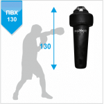 Мішок боксерський Boyko АППЕРКОТНИЙ ПВХ з вузлом кріплення на пружинах 130 см, 40-55 