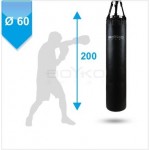 Мішок боксерський BS - ціліндрічній, ПВХ, 200х60см, на 8 ремінь з обертовім диском "
