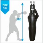 Манекен Boyko для боксу Силует з вузлом кріплення на 6 пружинах ПРАВИЙ ПВХ 180х55, 50-60 