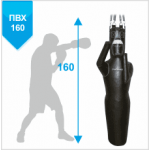 Манекен Boyko для боксу Силует з вузлом кріплення на 6 пружинах ЛІВИЙ ПВХ 160х55, 50-60 