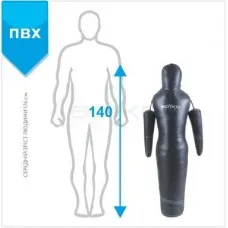 Манекен для боротьби Boyko Sport BS - силует, рухомі руки, ПВХ, чорний, 140 см Манекен для боротьби Boyko Sport BS - силует, рухомі руки, ПВХ, чорний, 140 см