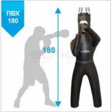Боксерський манекен Boyko Sport BS - З ногами, ПВХ, правий, на 6 пружинах L18cм з обертовим диском, 180*55см