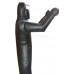 Манекен для боротьби Boyko Sport BS - ММА з ногами та подовженими руками з кулаками, шкіряний, чорний р.140см