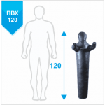 Манекен Boyko для борьбы "РОВНЫЙ" с неподвижными руками из ткани ПВХ 120, 15-20 кг