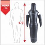 Манекен Boyko для боротьби Силует з рухомими руками зі шкіри 