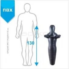 Манекен для боротьби Boyko Sport BS - силует, нерухомі руки, ПВХ, чорний, 130 см Манекен для боротьби Boyko Sport BS - силует, нерухомі руки, ПВХ, чорний, 130 см