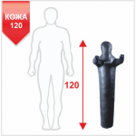 Манекен Boyko для боротьби "рівна" з нерухомими руками зі шкіри 120, 15-25 кг 