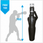 Манекен Boyko для боксу Силует з вузлом кріплення на 6 пружинах ПРАВИЙ ПВХ 160х55, 50-60 