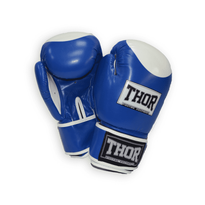 Перчатки боксерские THOR COMPETITION 12oz /Кожа /сине-белые 500/02(Leath) BLU/WHITE 12 oz.