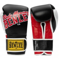 Перчатки боксерские Benlee BANG LOOP 14oz/Кожа/ Черно-красные арт. 199351 (Black Red) 14 oz.