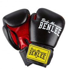 Перчатки боксерские Benlee FIGHTER 12oz /Кожа /черно-красные 194006 (blk/red) 12oz