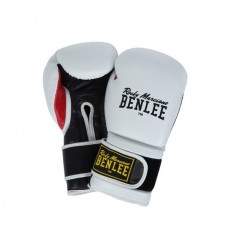 Перчатки боксерские Benlee SUGAR DELUXE 12oz /Кожа /белые арт. 194022 (white) 12oz