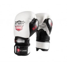 Боксерские перчатки PowerSystem PS 5001 White 12 унций