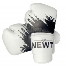 Рукавички боксерські шкіряні Newt Ali білі 10 oz NE-BOX-GL-10-W
