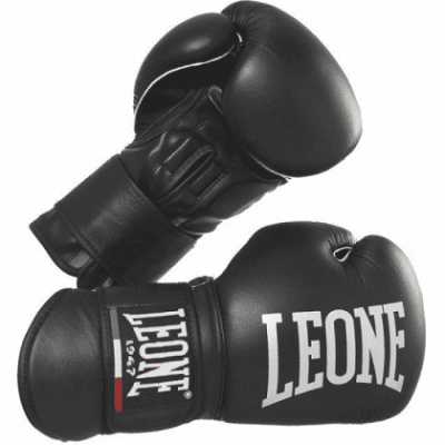 Боксерские перчатки Leone Professional Black