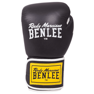 Перчатки боксерские Benlee TOUGH 10oz /Кожа /черные Перчатки боксерские Benlee TOUGH 10oz /Кожа /черные