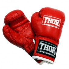 Перчатки боксерские THOR JUNIOR 8oz /Кожа /красные 513(Leather) RED 8 oz.