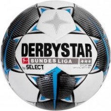 М'яч футбольний DERBYSTAR FB BL BRILLANT APS (147), бел / черн / сер 