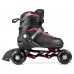 Роликовые коньки 3в1 Hop-Sport HS-903 Motion S (размер) Черно-розовые