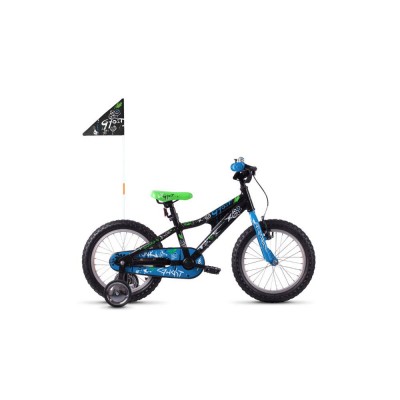 Велосипед Ghost POWERKID 16" ,черно-сине-белый, 2019 18PK1010