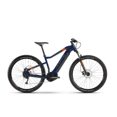 Электровелосипед Haibike SDURO HardNine 1.5 i400Wh 9 s. Altus 29", рама L, сине-оранжево-серый, 2020 4540051048
