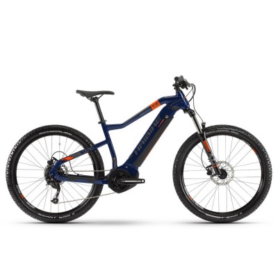 Электровелосипед Haibike SDURO HardSeven 1.5 i400Wh 9 s. Altus 27,5", рама XL, голубой-оранжевый-титан, 2020 4540009052