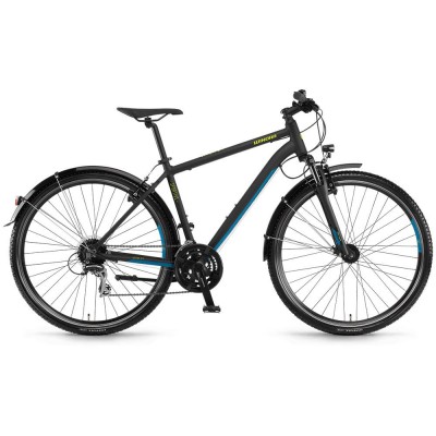 Велосипед Winora Vatoa 24 men 24 s. Acera 28", рама 56 см, черный матовый, 2020 4093024956