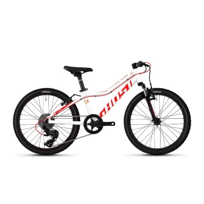 Велосипед Ghost Lanao 2.0 AL W 20" , бело-красно-оранжевый, 2019 86LA6004
