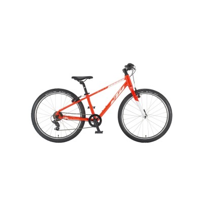 Велосипед детский KTM WILD CROSS 24" рама 35, оранжевый (белый), 2022 арт. 21242100