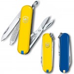 Нож Victorinox Classic SD Ukraine желто-синий арт.8106709
