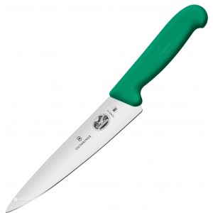 Нож кухонный разделочный Victorinox Fibrox 15 см, зеленый