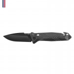 Нож Tb Outdoor "CAC", Nitrox, чёрн., гладк.заточка,гладк.PA6 , стропорез, штопор, стеклобой арт.11060061