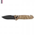 Ніж Tb Outdoor "CAC S200", Nitrox, пісочний, напівсер., рельєфн. PA6, стропоріз, склобій арт.11060105